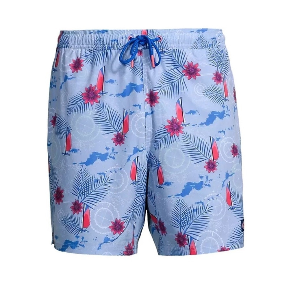 Vineyard Vines Swim Trunks Men's XS Sailboat Print Pockets